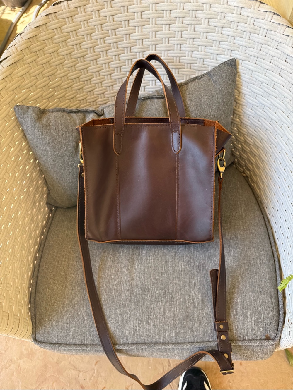Portland leather goods - Lola bag original size in grizzly - Picture 2 of 7